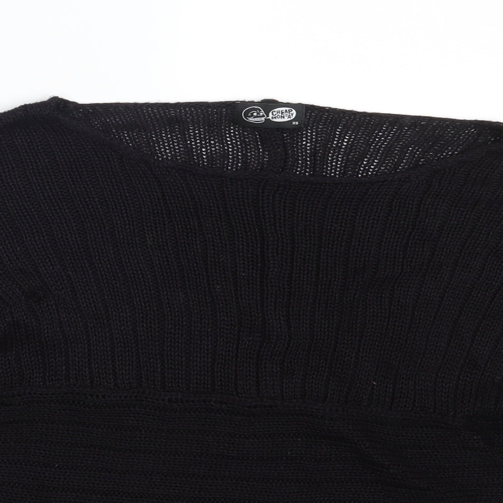 Cheap Monday Womens Black   Pullover Jumper Size XS