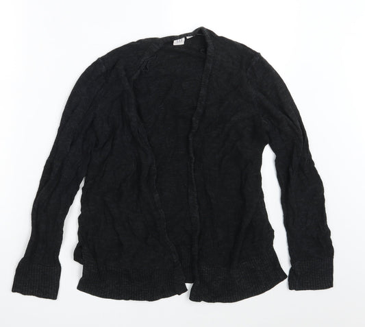 Gap Womens Black  Rayon Wrap Jumper Size M