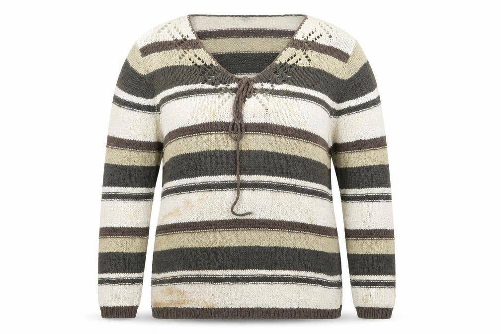 Womens UK Size 16 Papaya Multicoloured Pullover Jumper