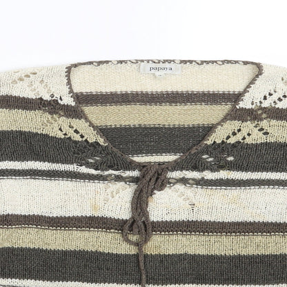 Womens UK Size 16 Papaya Multicoloured Pullover Jumper