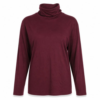Front view of Dorothy Perkins women’s purple basic t-shirt, size UK 16
