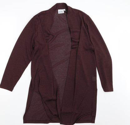 Womens UK Size 12 Jorli Purple Wrap Jumper