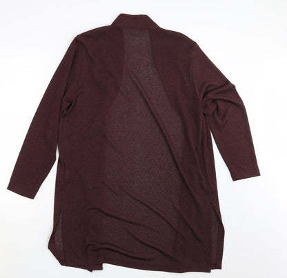 Womens UK Size 12 Jorli Purple Wrap Jumper