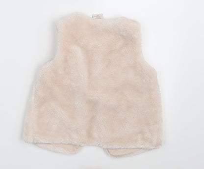 Catherine Malandrino Girls Pink   Gilet Jacket Size 4 Years