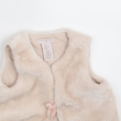 Catherine Malandrino Girls Pink   Gilet Jacket Size 4 Years