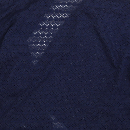 Womens UK Size M Oasis Blue Wrap Jumper