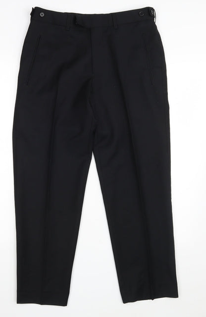 Preworn Mens Black   Trousers  Size 30 in L27 in