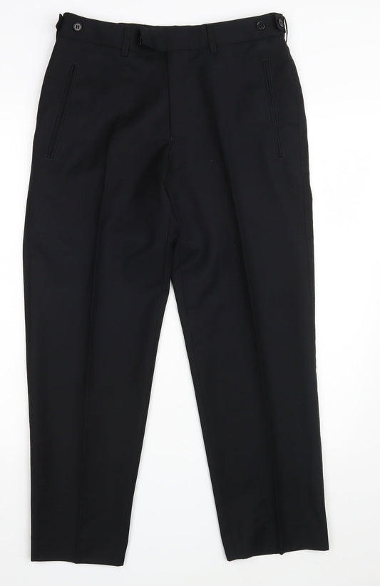 Preworn Mens Black   Trousers  Size 30 in L27 in