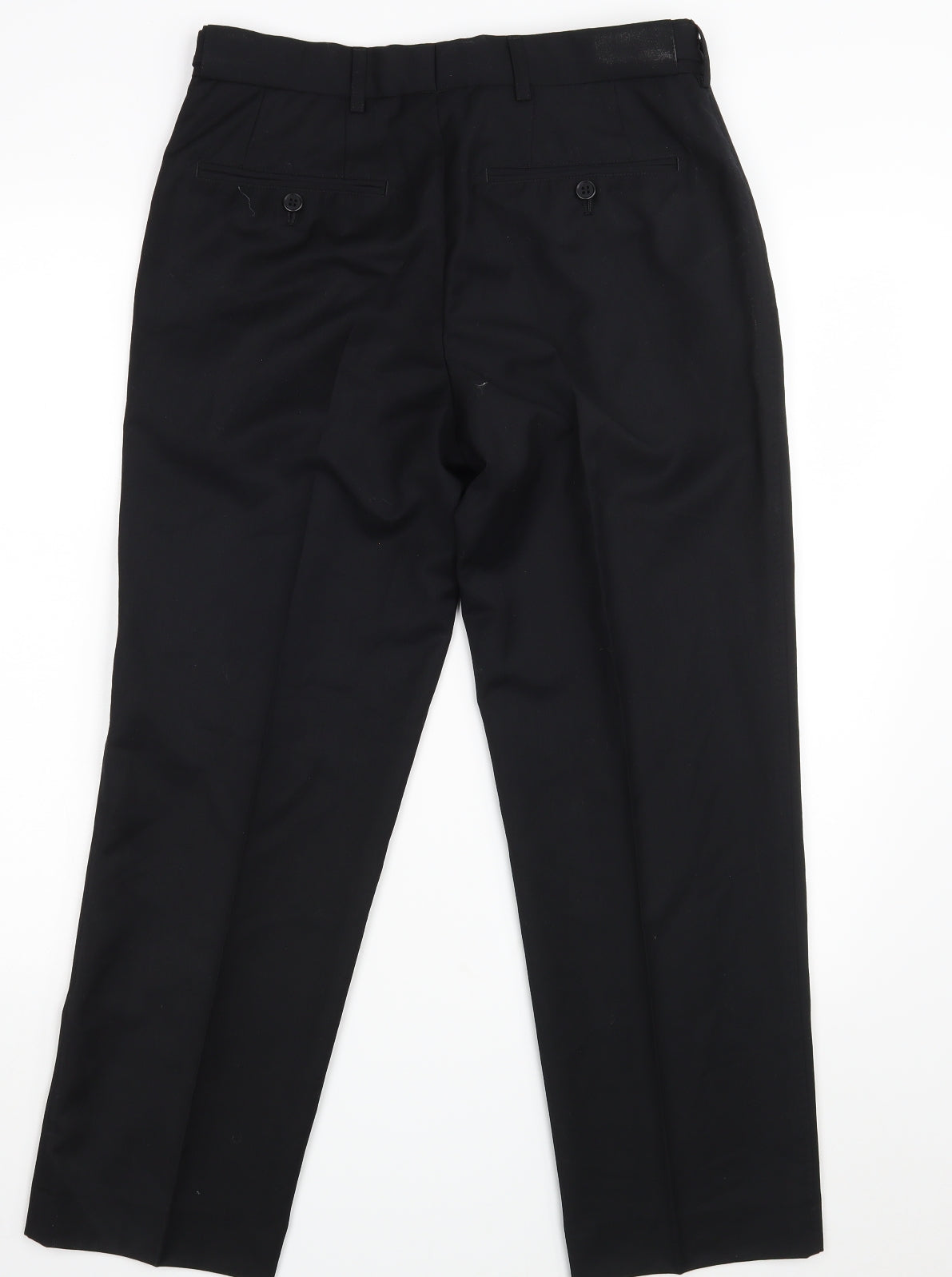Preworn Mens Black   Trousers  Size 30 in L27 in
