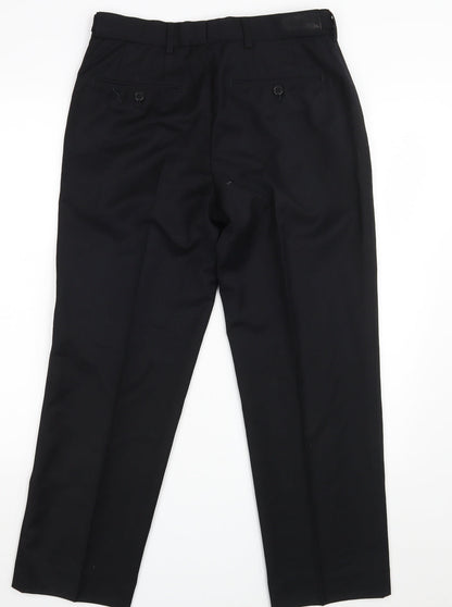 Preworn Mens Black   Trousers  Size 30 in L27 in