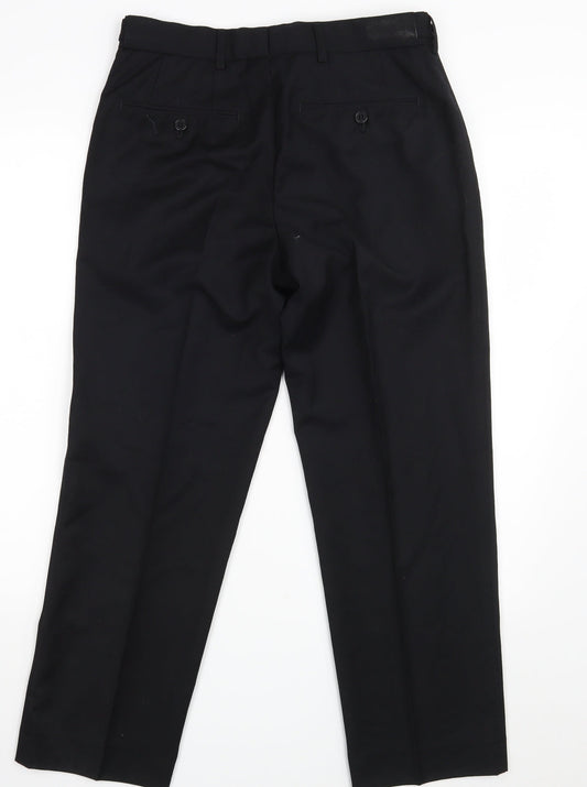 Preworn Mens Black   Trousers  Size 30 in L27 in