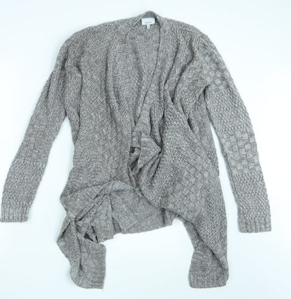 Womens UK Size XS NEXT Beige Wrap Jumper