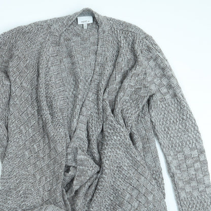 Womens UK Size XS NEXT Beige Wrap Jumper