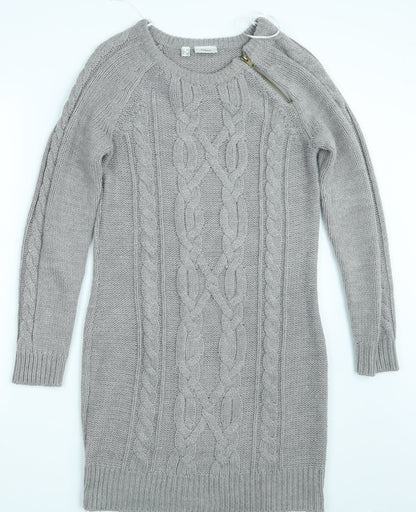 Womens UK Size S BPC Grey Pullover Jumper