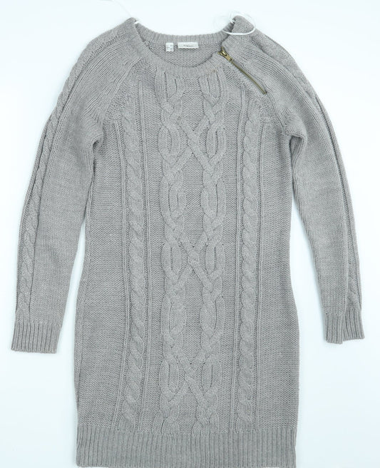 Womens UK Size S BPC Grey Pullover Jumper