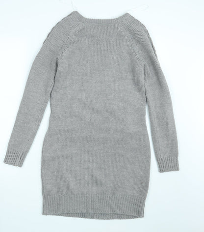 Womens UK Size S BPC Grey Pullover Jumper