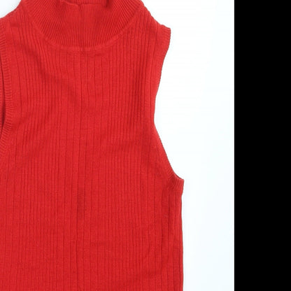 Womens UK Size 12 Select Red Pullover Jumper