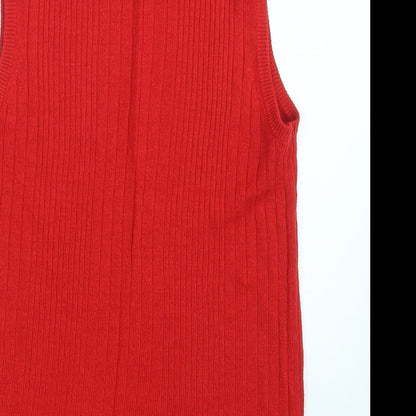 Womens UK Size 12 Select Red Pullover Jumper
