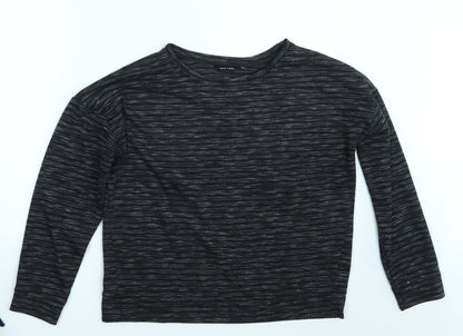 Womens UK Size 14 NEXT Black Pullover Sweatshirt