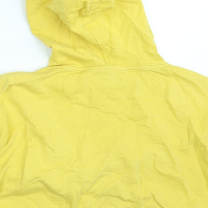 H&M Girls Yellow   Pullover Hoodie Size 10-11 Years