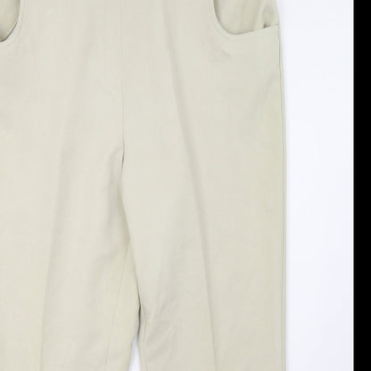 Womens UK Size 20 Marks and Spencer Regular Fit  Beige Trousers