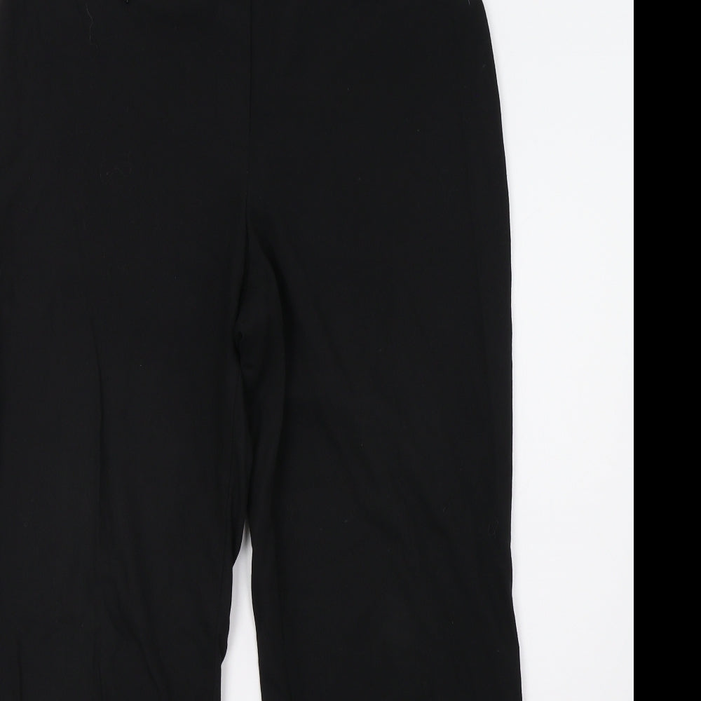 Womens UK Size 14 Marks and Spencer Regular Fit  Black Trousers