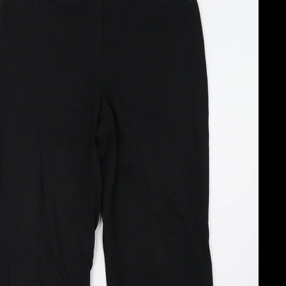 Womens UK Size 14 Marks and Spencer Regular Fit  Black Trousers