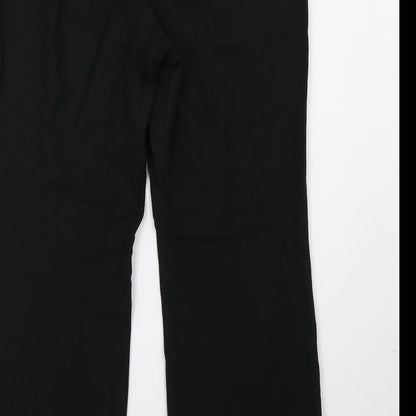 Womens UK Size 14 Marks and Spencer Regular Fit  Black Trousers
