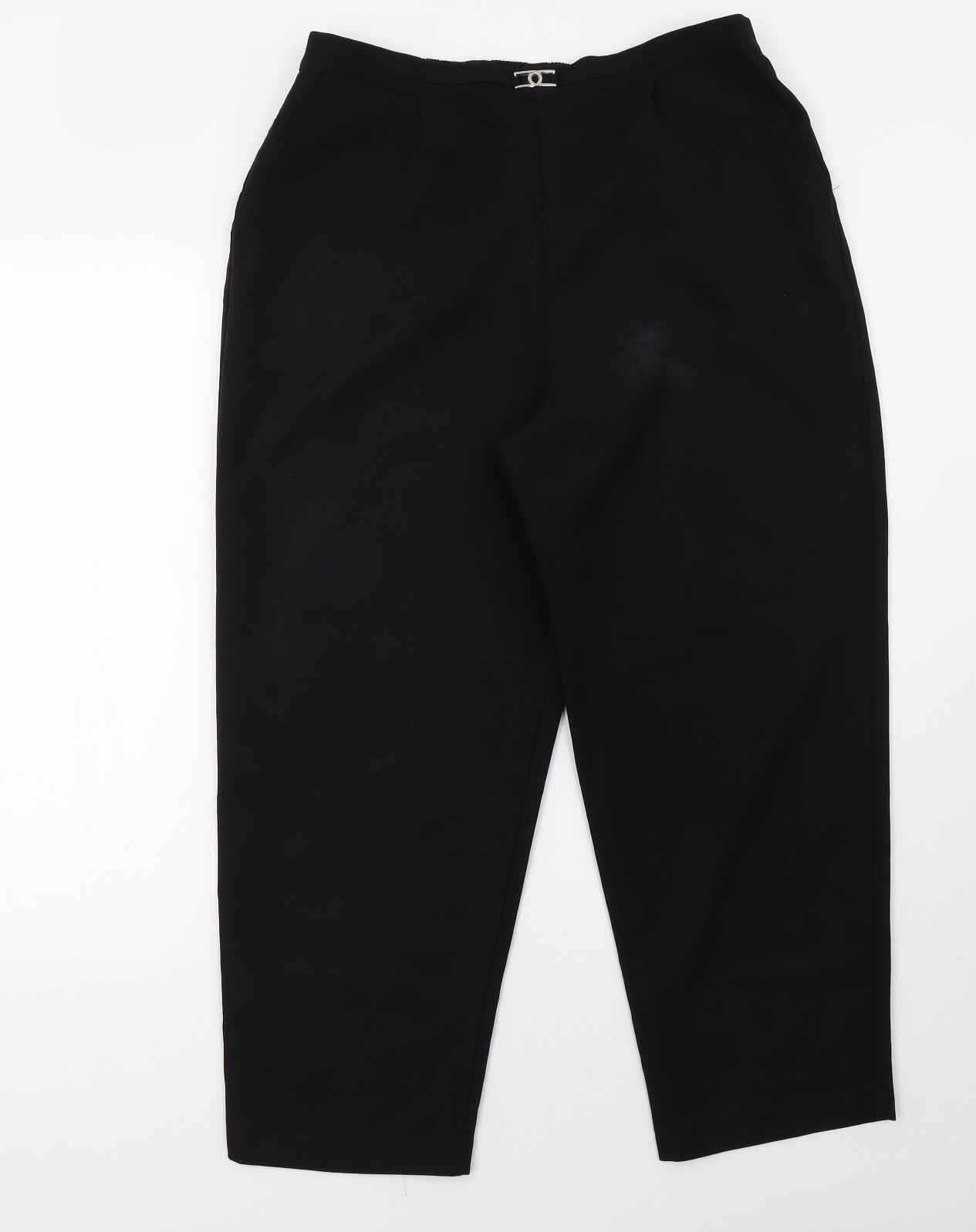 Classic Womens Black   Trousers  Size 12 L28 in