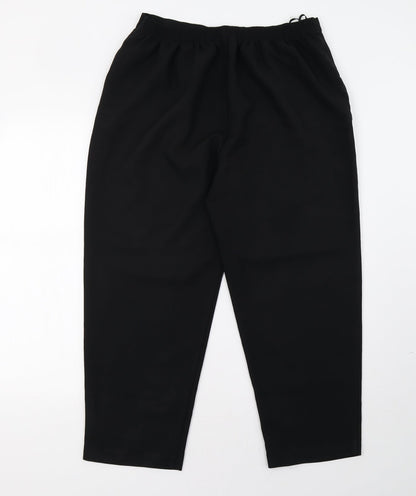 Classic Womens Black   Trousers  Size 12 L28 in