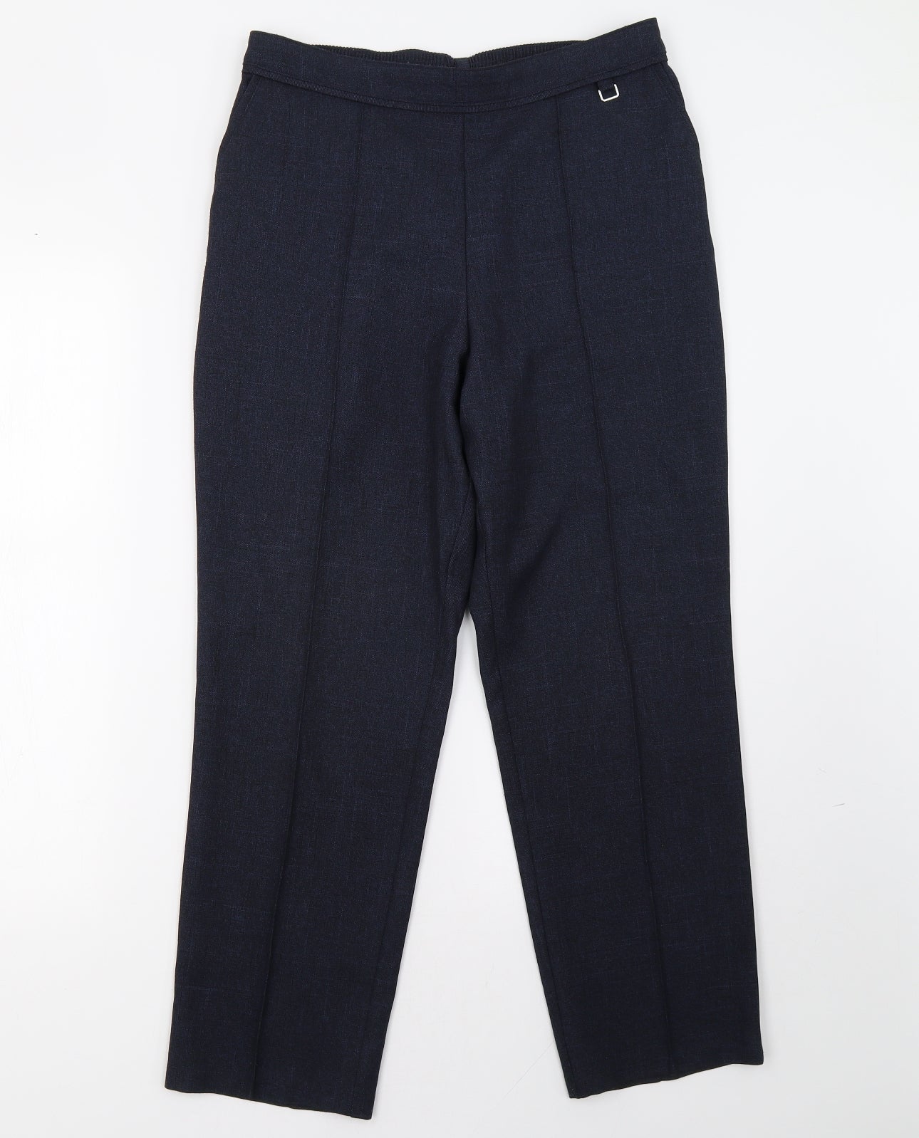 Womens UK Size 10 Marks and Spencer Regular Fit  Blue Trousers