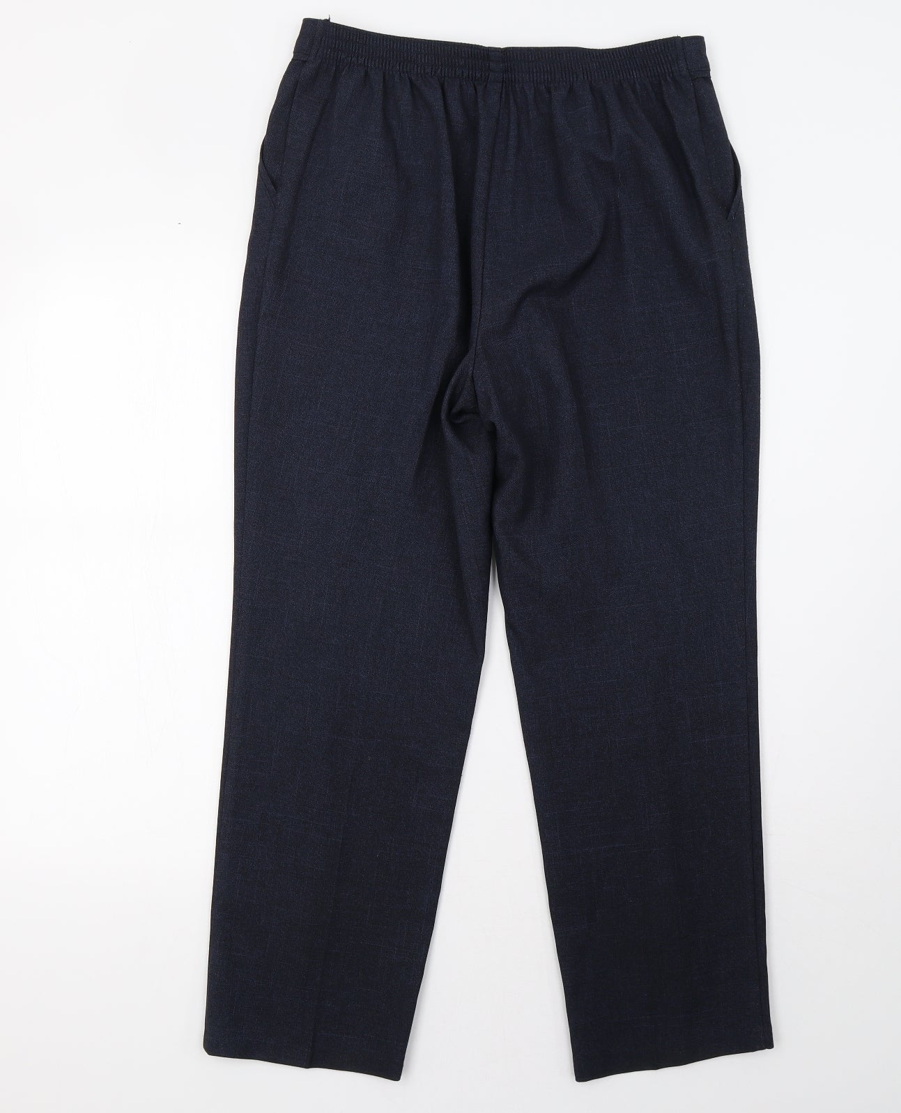 Womens UK Size 10 Marks and Spencer Regular Fit  Blue Trousers