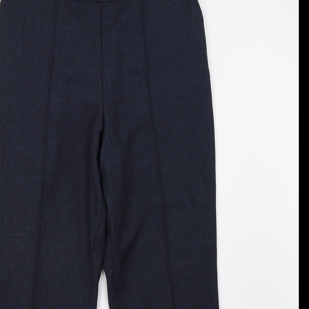 Womens UK Size 10 Marks and Spencer Regular Fit  Blue Trousers