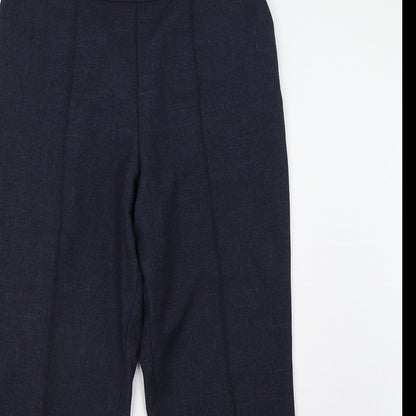 Womens UK Size 10 Marks and Spencer Regular Fit  Blue Trousers