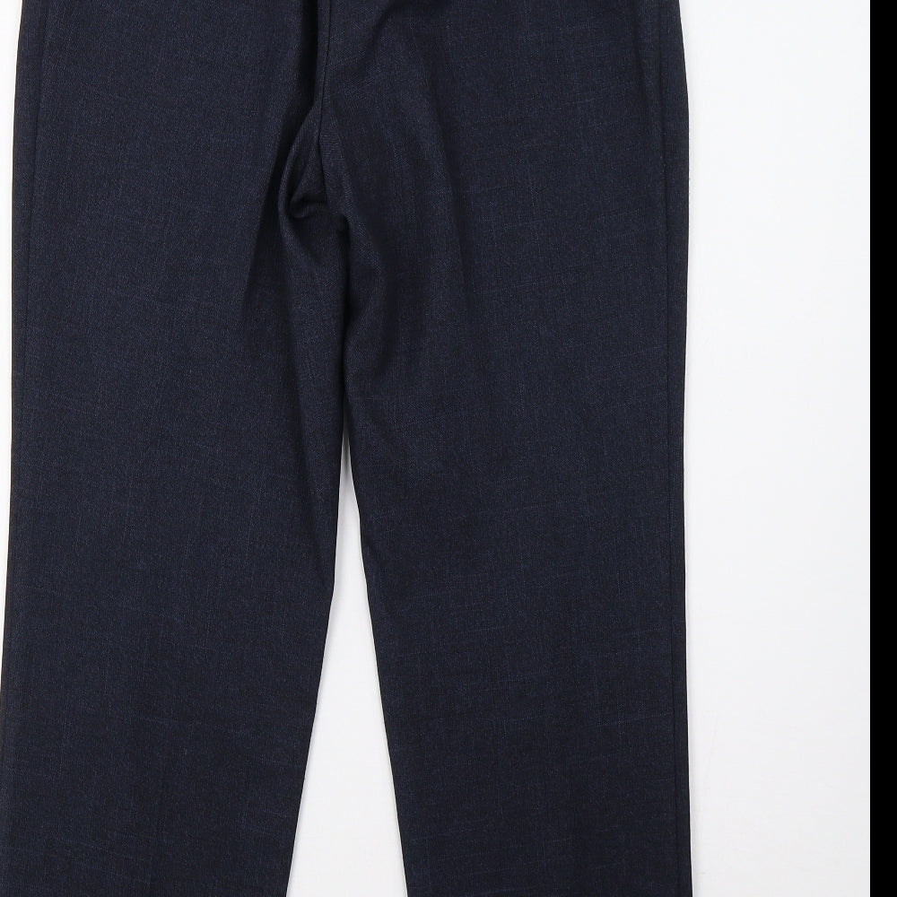 Womens UK Size 10 Marks and Spencer Regular Fit  Blue Trousers