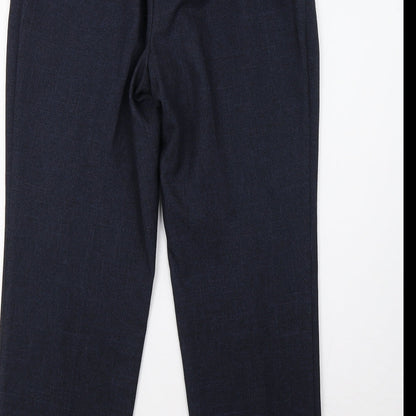 Womens UK Size 10 Marks and Spencer Regular Fit  Blue Trousers