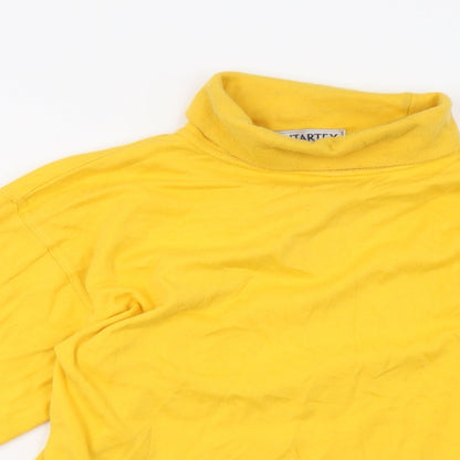 antartex Womens Yellow   Pullover Sweatshirt Size M