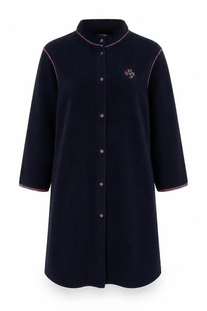 Front view of Berkertex women’s blue dress, size UK 16