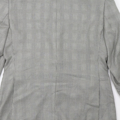green woods Womens Grey Check  Jacket Blazer Size 40