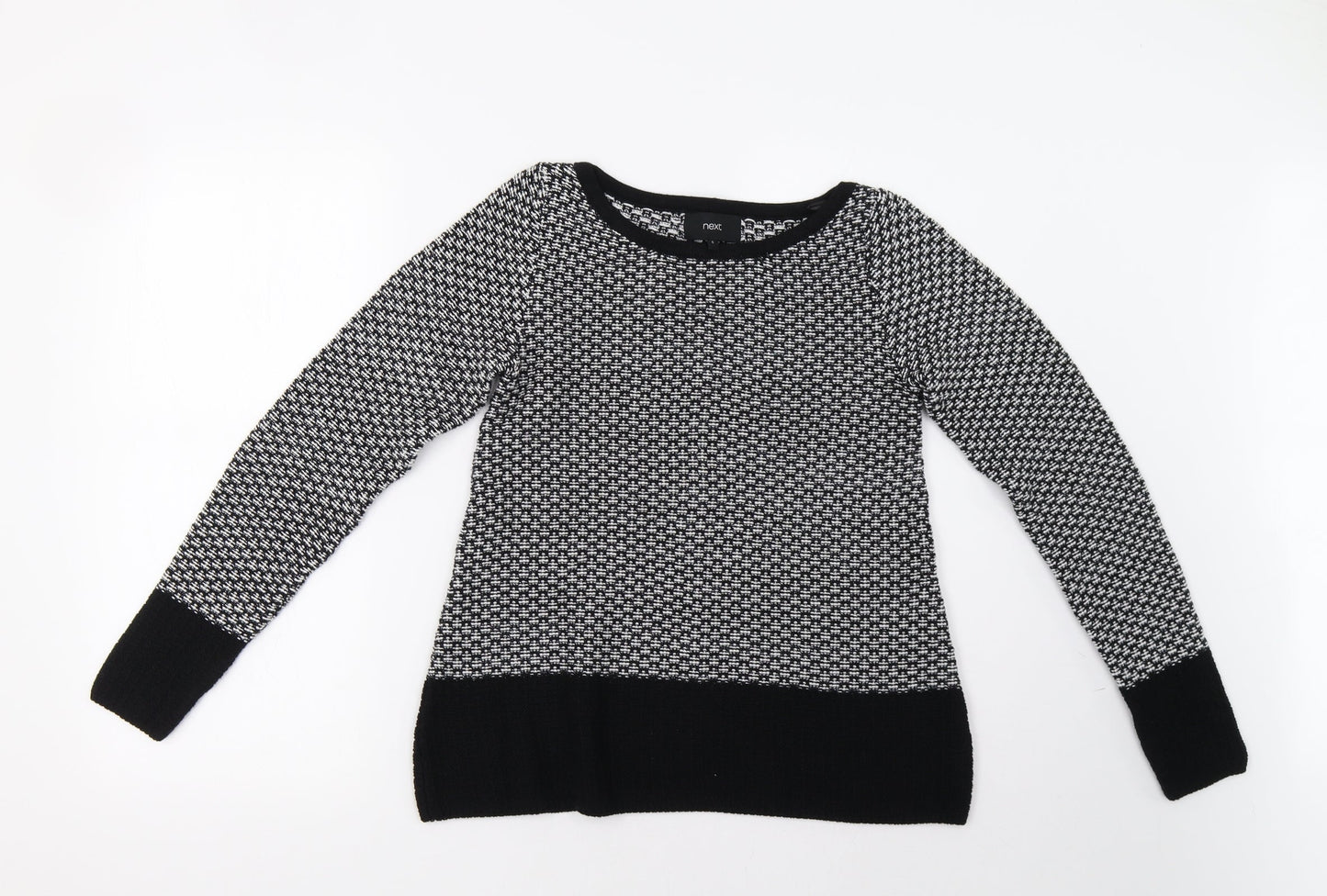 Womens UK Size 6 NEXT Black Pullover Sweatshirt