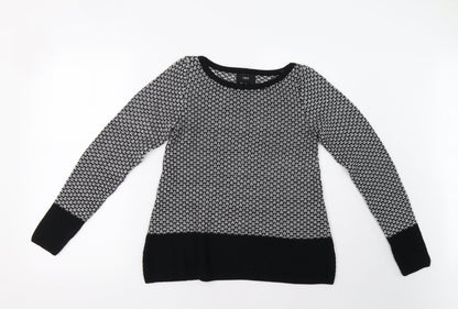 Womens UK Size 6 NEXT Black Pullover Sweatshirt