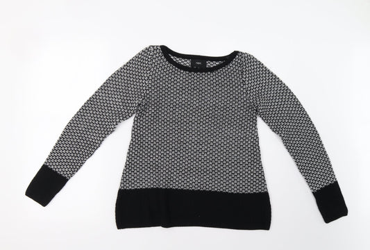 Womens UK Size 6 NEXT Black Pullover Sweatshirt