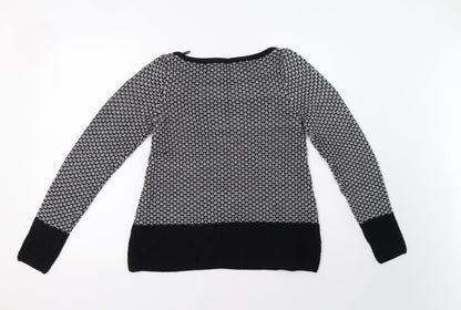 Womens UK Size 6 NEXT Black Pullover Sweatshirt