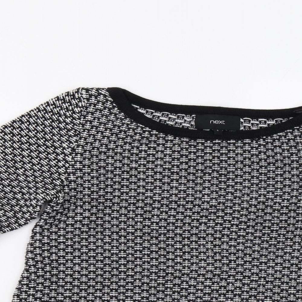 Womens UK Size 6 NEXT Black Pullover Sweatshirt