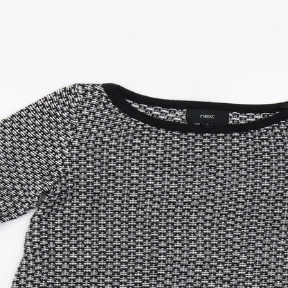 Womens UK Size 6 NEXT Black Pullover Sweatshirt