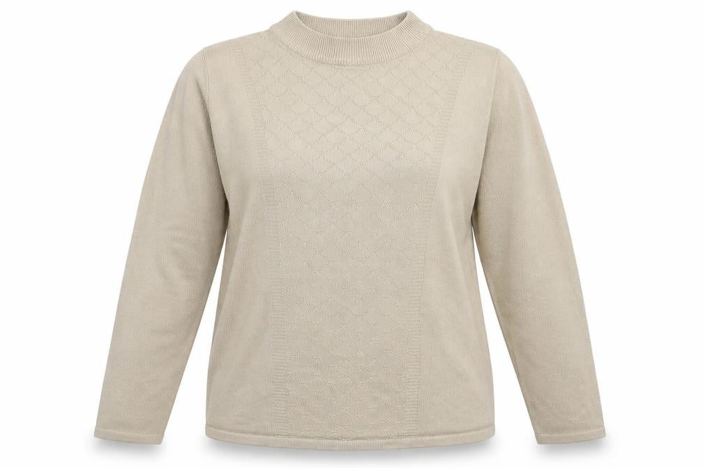 Casamia Womens Grey Knit Pullover Jumper Size L