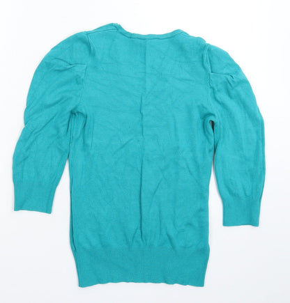 Dorothy Perkins Womens Green  Knit Pullover Jumper Size 8