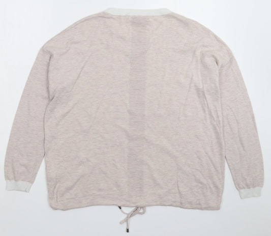 Womens UK Size 14 NEXT Grey Pullover Jumper