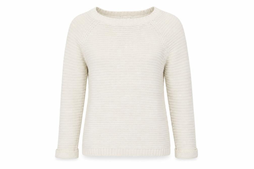 Wallis Womens White  Knit Pullover Jumper Size S