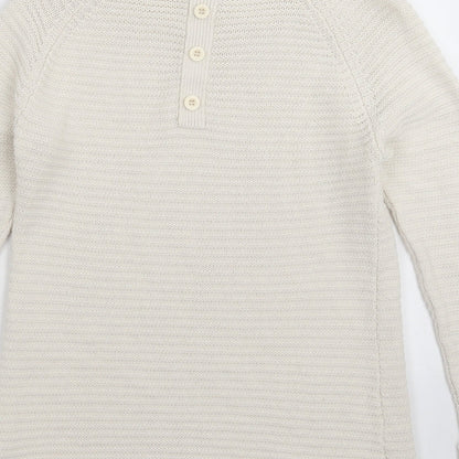 Wallis Womens White  Knit Pullover Jumper Size S